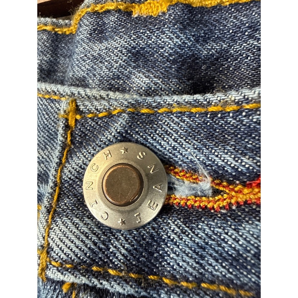 Cinch Black Label Rigid Jeans 40x38 Blue Denim‎ Straight Leg Cowboy Work Pants - Picture 11 of 14